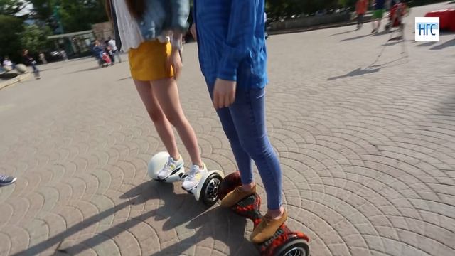 Девушки катаются на гироскутерах смотреть онлайн