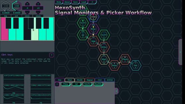 HexoSynth Modular - DSP Node Picker - Dev Sample 2022-07-17 смотреть онлайн