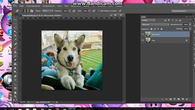 Арт (Масляные краски) в Photoshop CC x64 смотреть онлайн