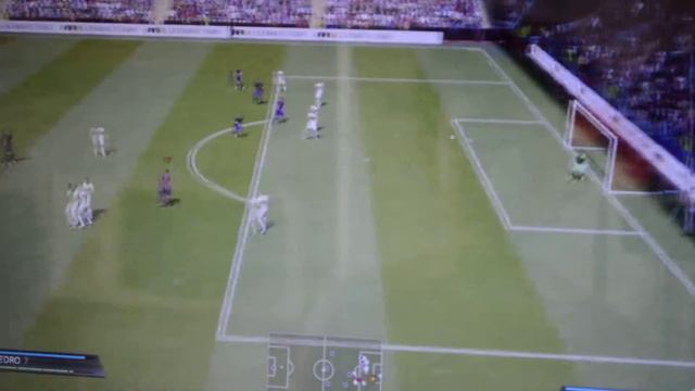 Xavi scores fantastic Free Kick-FIFA 15 смотреть онлайн