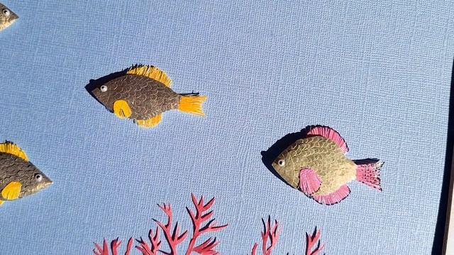 Quilling Picture At The Bottom Of The Ocean