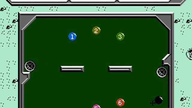 прохождение Lunar Pool (nes) смотреть онлайн