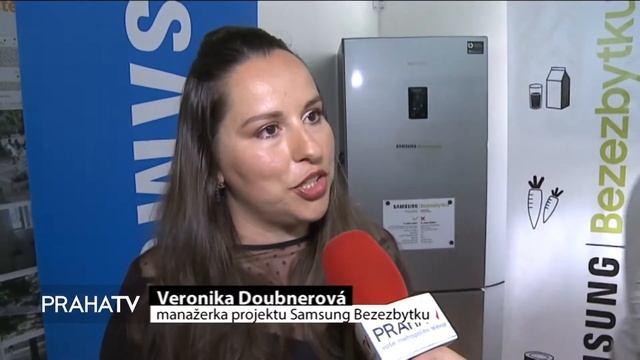 Проект общественных холодильников Samsung в Праге