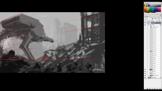[FZD] Уроки рисования - Как улучшить робота \ Эпизод 02 Часть 01 (Rus VO) \ Design Cinema на русско смотреть онлайн
