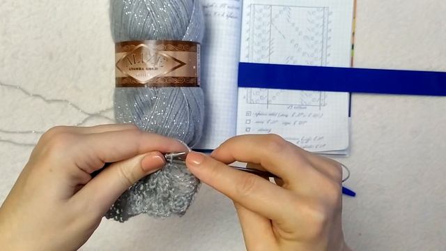 АЖУРНЫЙ ПАЛАНТИН СПИЦАМИ. Подробный МК. смотреть онлайн