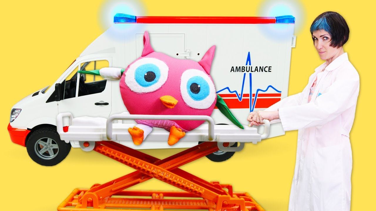 Мама Маша Капуки, совенок Хоп Хоп и Лаки - Видео для детей - Совенок ХопХоп попал в больницу смотреть онлайн