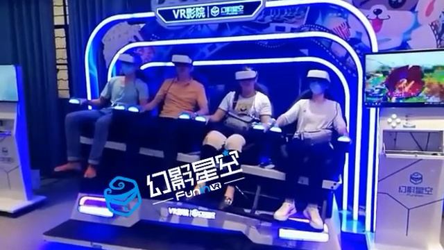 4 seats VR cinema, VR games смотреть онлайн