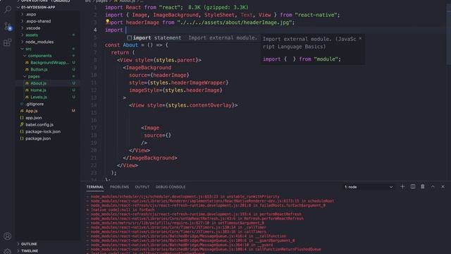 React Native For Beginners || 07-Adding user image to the header смотреть онлайн