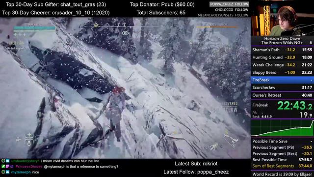[Former World Record] - Horizon Zero Dawn: The Frozen Wilds - Ultra Hard - Speedrun 38:31 (PC, NG+) смотреть онлайн