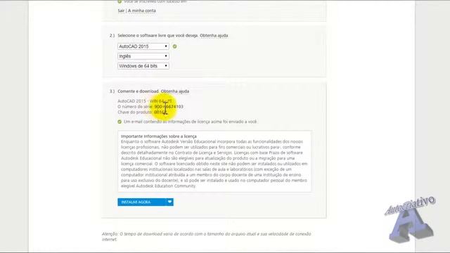 Como baixar e instalar o AutoCAD 2015 gratuito Autocriativo смотреть онлайн