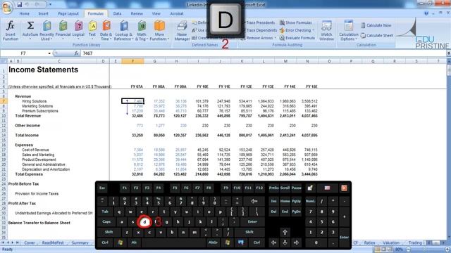 Financial Modeling Shortcuts in Excel - Dependent Cells in Windows смотреть онлайн