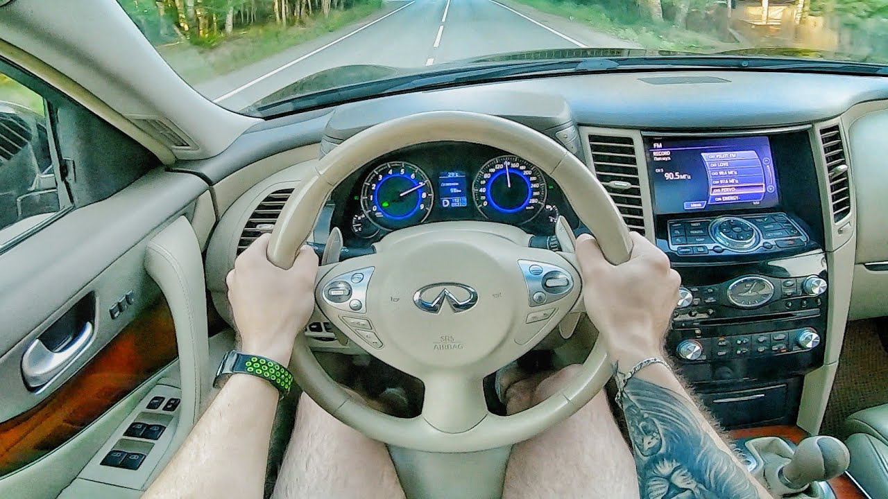 2012 Infiniti FX37 3.7 AT AWD - POV TEST DRIVE смотреть онлайн