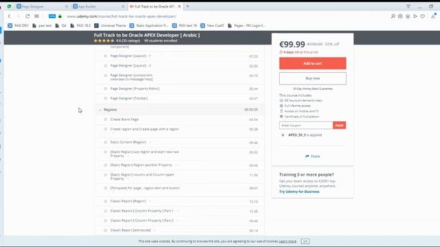 Offer for Ramadan[ 50 % Discount ]For Full Track to be Oracle APEX Developer смотреть онлайн