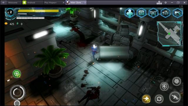 Играем в игру - Alien Zone Plus смотреть онлайн