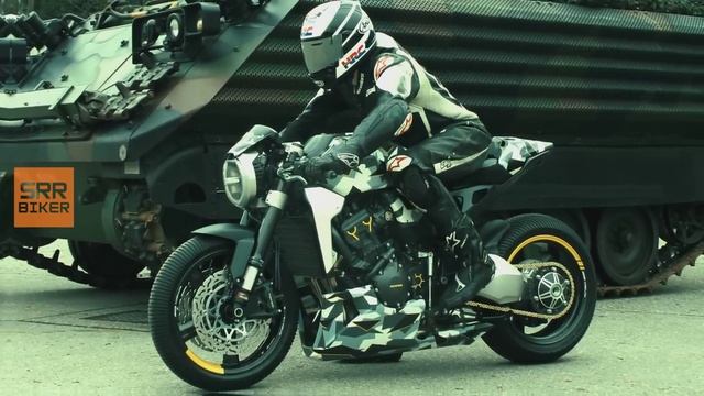 Honda CB1000R 2019 Customized army camo Style смотреть онлайн