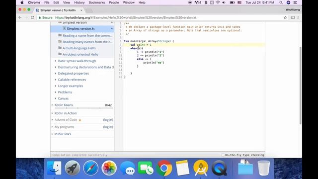 Control Flow ด้วย When & Kotlin смотреть онлайн