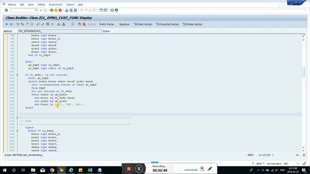 SAP + SQL Statements смотреть онлайн