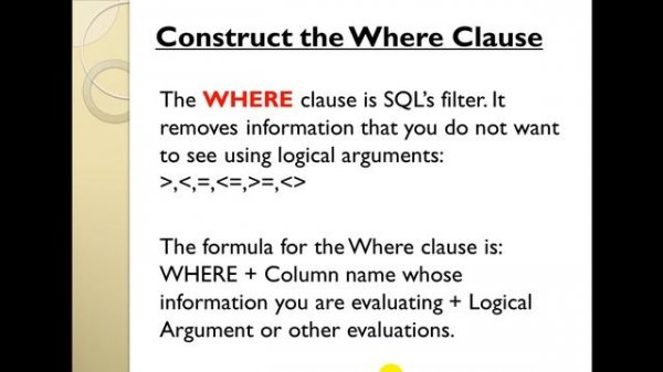 Intro to SQL in Access.wmv