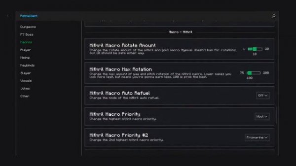 HYPIXEL SKYBLOCK MACRO MITHRIL AND MORE | 2024 | Pizza Client