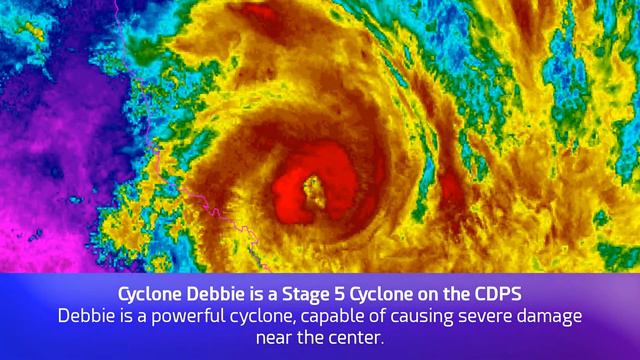 Cyclone Debbie - Update 6 (03:00 UTC, March 27, 2017) смотреть онлайн