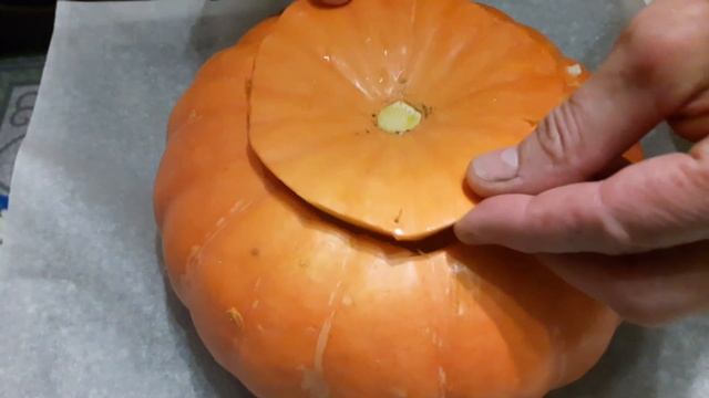 Пшеничная каша в тыкве Палкино смотреть онлайн