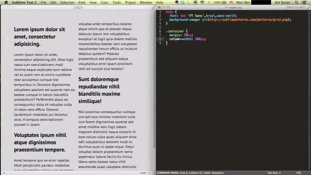 CSS CSS3 Урок 23 Многоколоночный текст смотреть онлайн