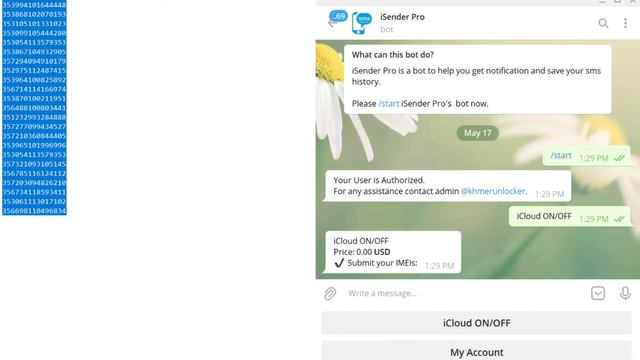 Check iCloud Activation Lock Status 2021 Free Method Using Telegram Bot смотреть онлайн