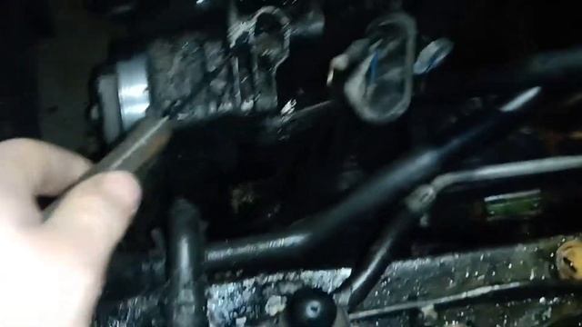 Отмываем двигатель от масла средством DMS 1508