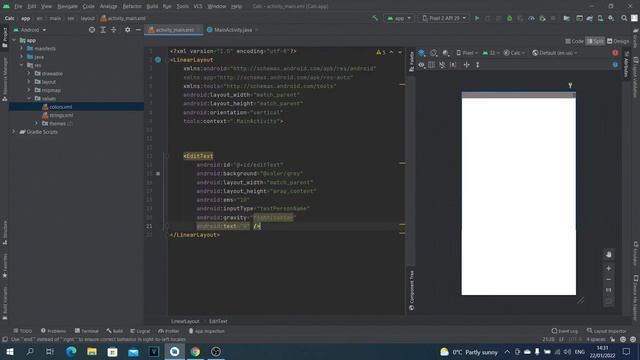 Приложение калькулятор на Java в Android Studio. Урок 01. смотреть онлайн