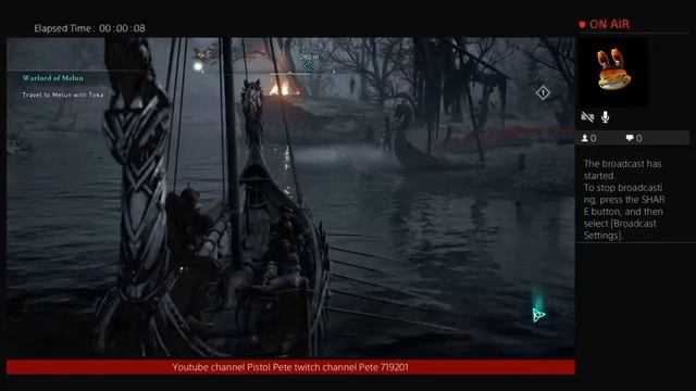 pete719201's Live PS4 pro assassins creed Valhalla смотреть онлайн