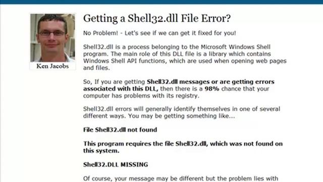 Shell32.dll Error Fix - Shell32dll.net смотреть онлайн