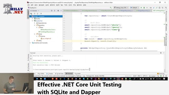 2018.09.19 - .NET Core Unit Testing, Open Source with nop Commerce смотреть онлайн