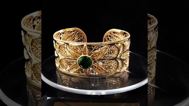 Филигранный золотой браслет. Смотреть в качестве! смотреть онлайн