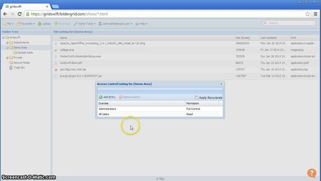 Recursive Folder Permission Update using FolderGrid Web App смотреть онлайн