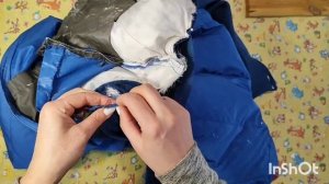 Как удлинить куртку трикотажным поясом, если его там никогда не было?!  Часть 3.