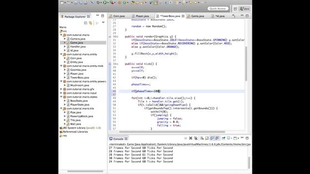 "Java Programming Tutorial" | "Super Mario Game" #27 | Mini Bosses смотреть онлайн