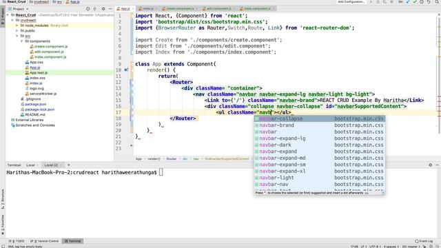 REACT | MERN CRUD App in Sinhala - Part 4 смотреть онлайн