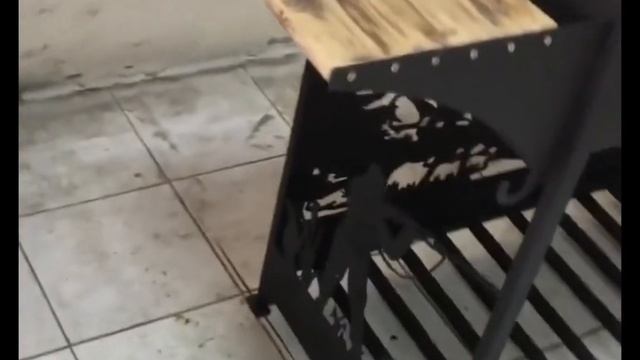 Мангал с полочками смотреть онлайн