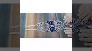 Обзор гердана из бисера 160.