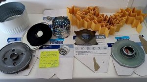 Распил масляного фильтра FINWHALE LF105 (фильтр на ВАЗ)