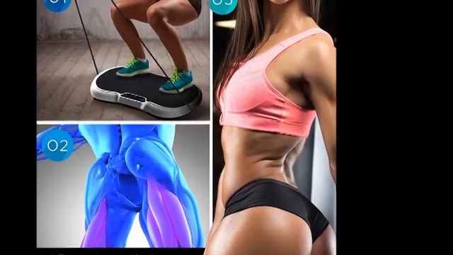 Hurtle Fitness Vibration Platform Workout Machine смотреть онлайн