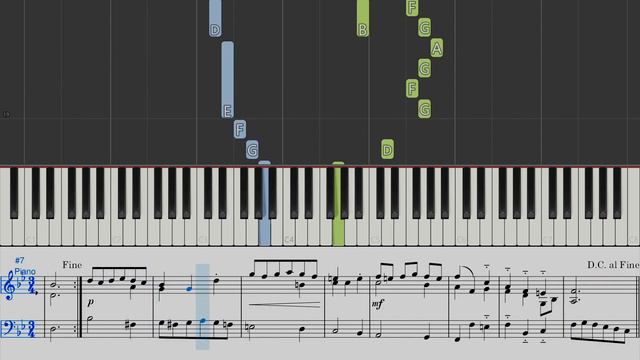 Leopold Mozart - Notebook for Wolfgang No. 22 - Menuet - Piano Tutorial смотреть онлайн