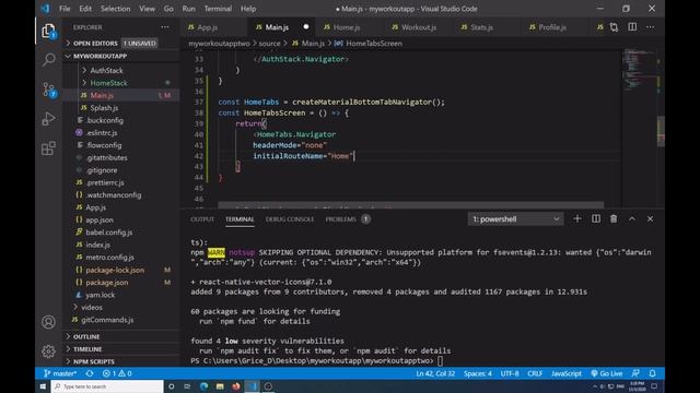 React Native Project: Home Stack - Bottom Tabs смотреть онлайн