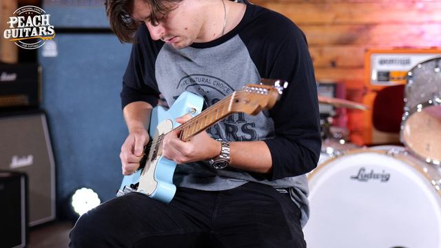 No Talking...Just Tones | Fender LTD American Pro Telecaster Daphne Blue - Used смотреть онлайн