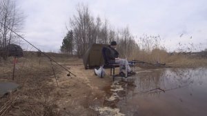 Обзор фидерного кресло Флагман на 36 ноге, открылся по фидеру, шикарное место для рыбалки )