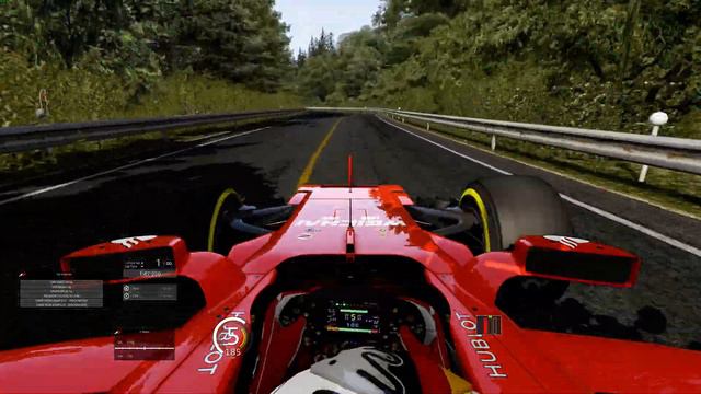 Assetto Corsa Ferrari SF70H Akina Down Hill Time Attack 3:31.848 смотреть онлайн