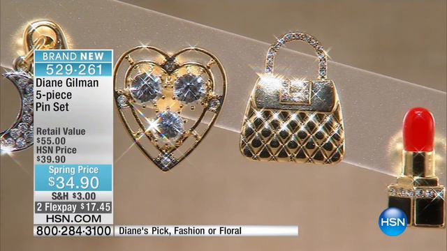 Diane Gilman 5piece Pin Set смотреть онлайн