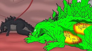 Rescue SHIN GODZILLA EARTH From GODZILLA & KONG: The Battle Against Digestive System - FUNNY CARTOO