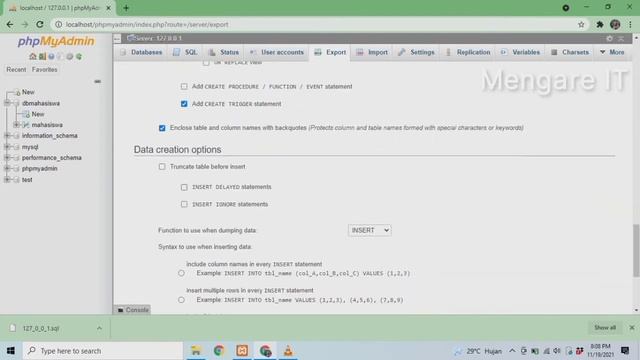 Tutorial Database Mysql - Cara Export dan Import Database mysql di Xampp смотреть онлайн