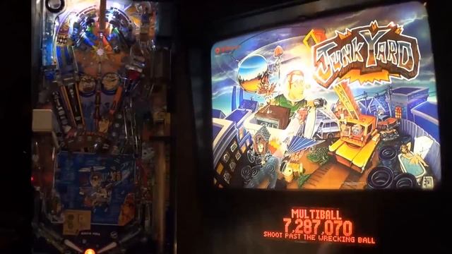JUNK YARD Pinball Machine ~ GRC Feature Review & Crazy Bob Defeated Gameplay! смотреть онлайн